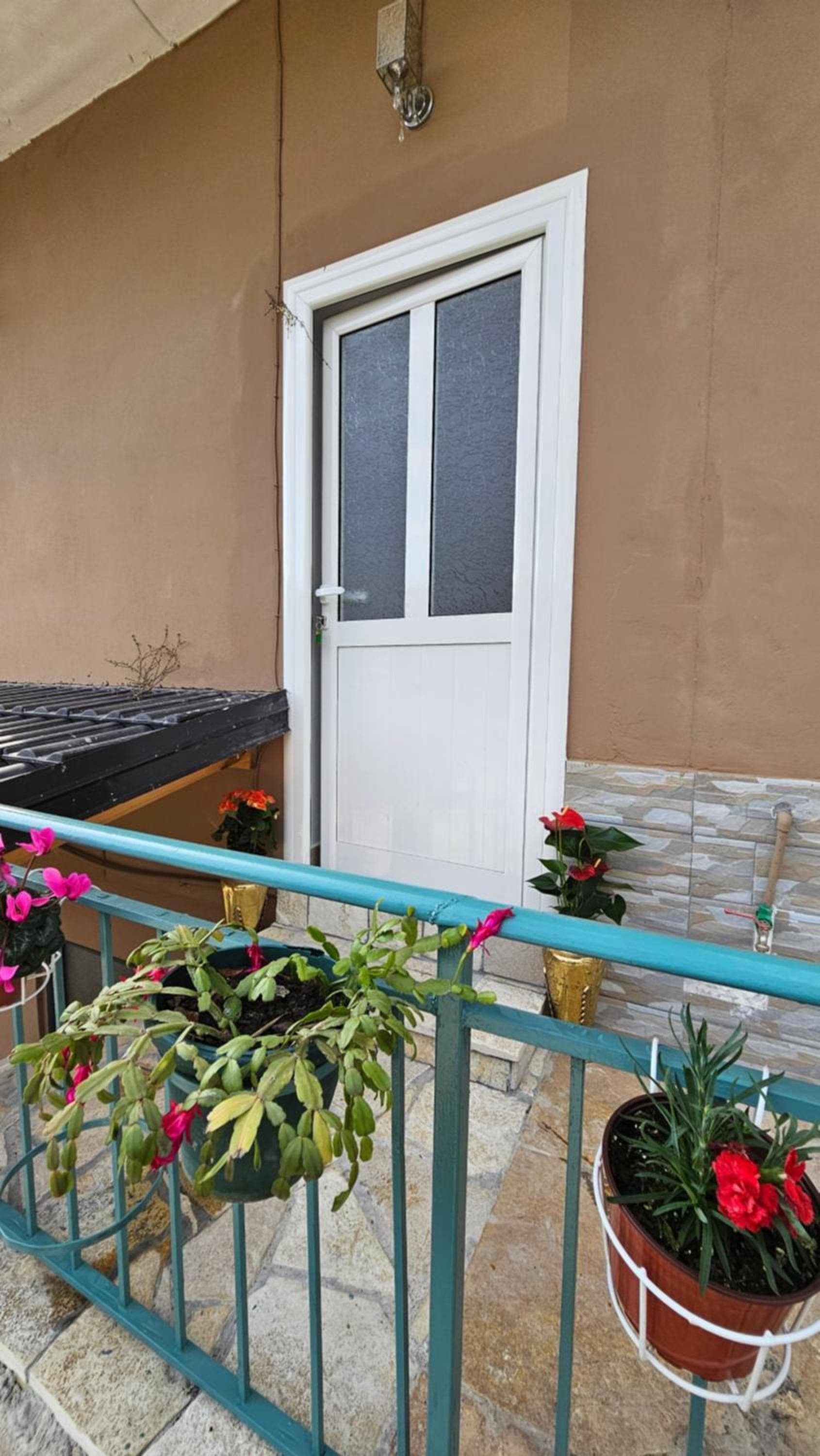 Flowers on the balcony